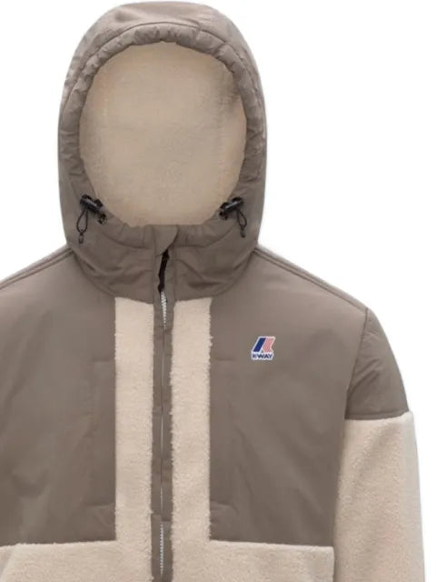 K-Way hooded fleece jacket