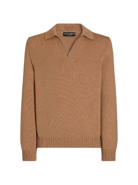 Dolce & Gabbana virgin-wool polo shirt