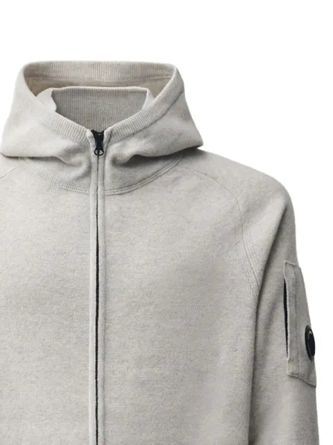 C.P. Company Lens-detail zip-up hoodie