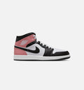 Air Jordan 1 Mid Men's Lifestyle Shoe - White/Rust Pink/Black