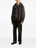 CROQUIS hooded lobster-claw clasp jacket