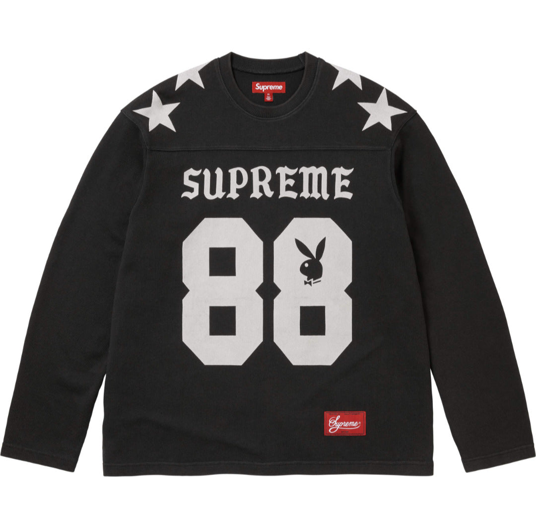 Supreme Multi‑Style Number Print Oversized Long Sleeve Tee Streetwear