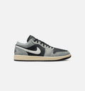 Air Jordan 1 Low SE Men's Lifestyle Shoes - Light Smoke Grey White Off Noir