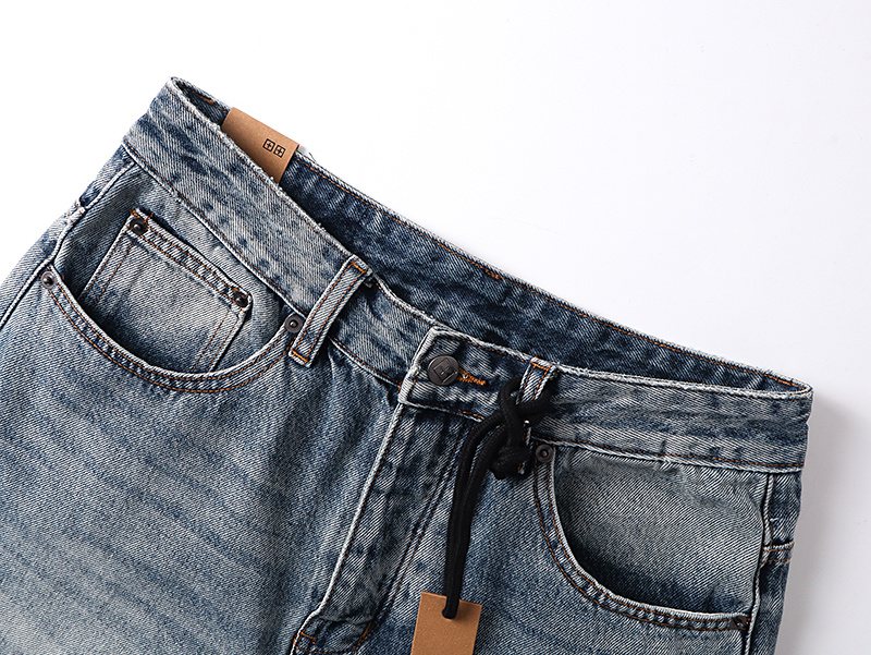 Ksubi Light Blue Straight-Leg Jeans