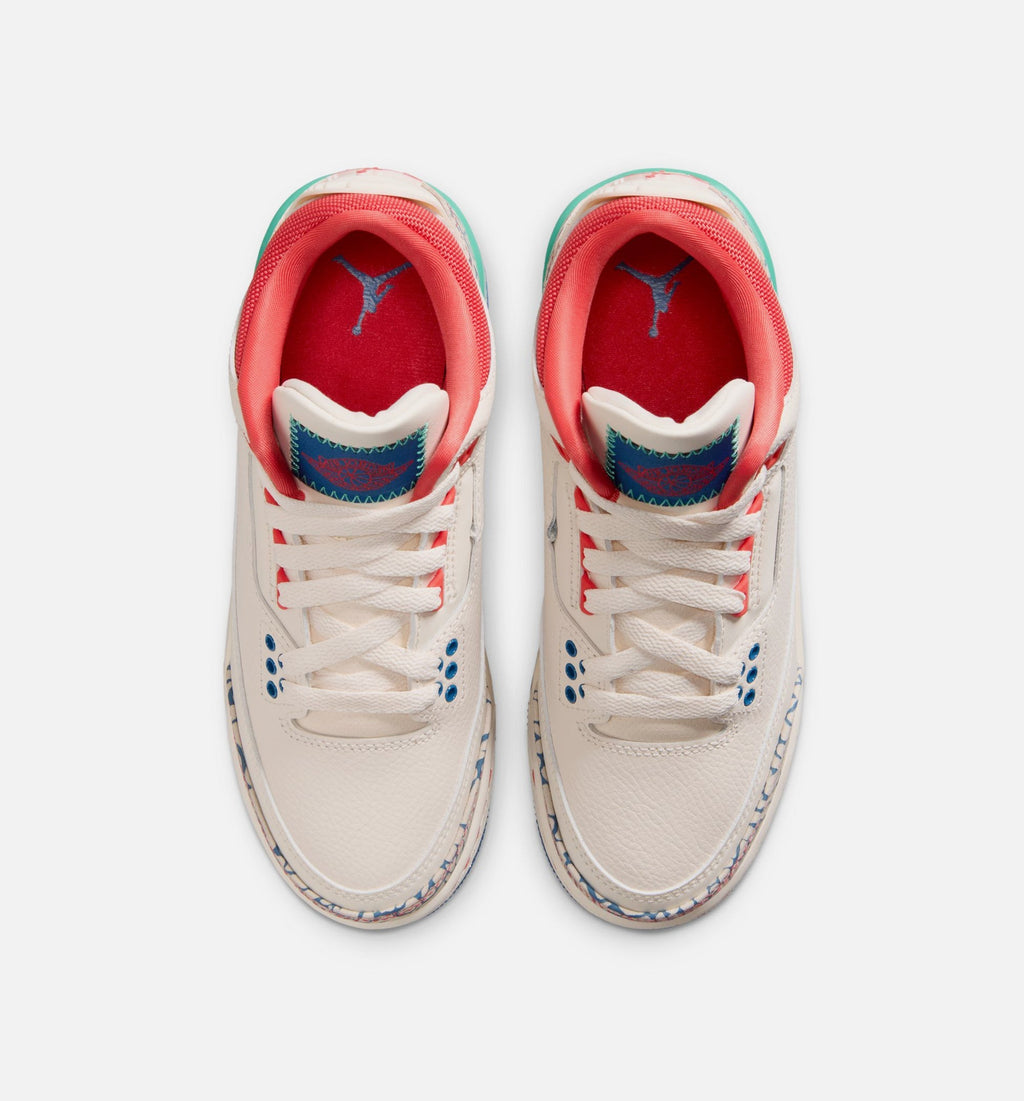 Air Jordan 3 Retro “Play Your Way” Grade School Lifestyle Shoes (GS)