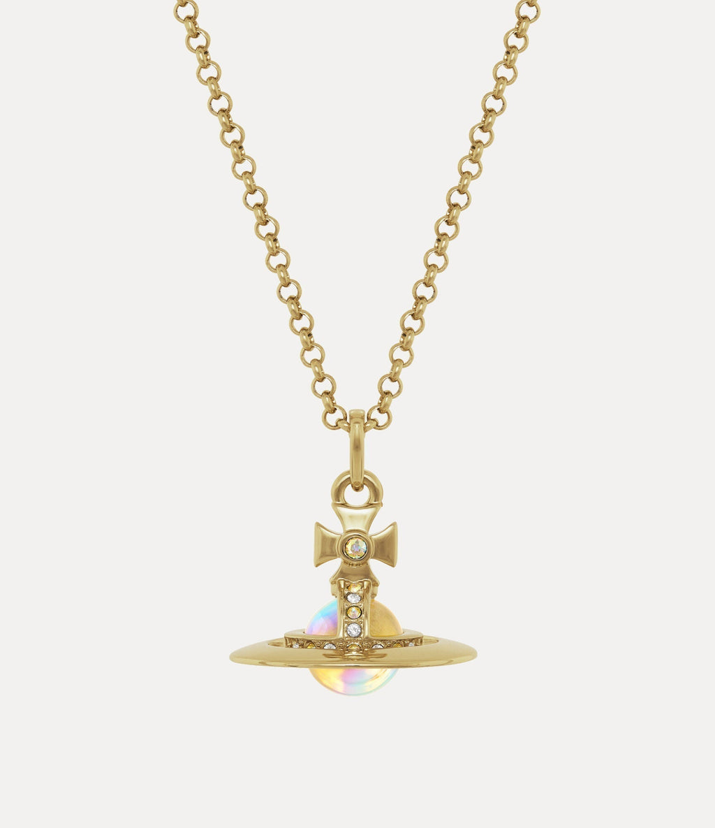 VIVIENNE WESTWOOD New Tiny Orb Pendant Necklace Brass(Many)